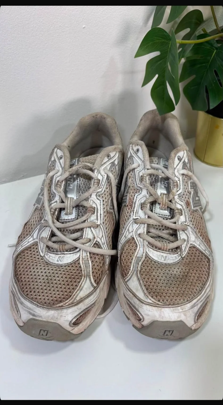 Chaussures avant nettoyage